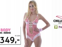 Aktuální akce - Dámské něžné body Tender Love - Růžová se slevou 38%